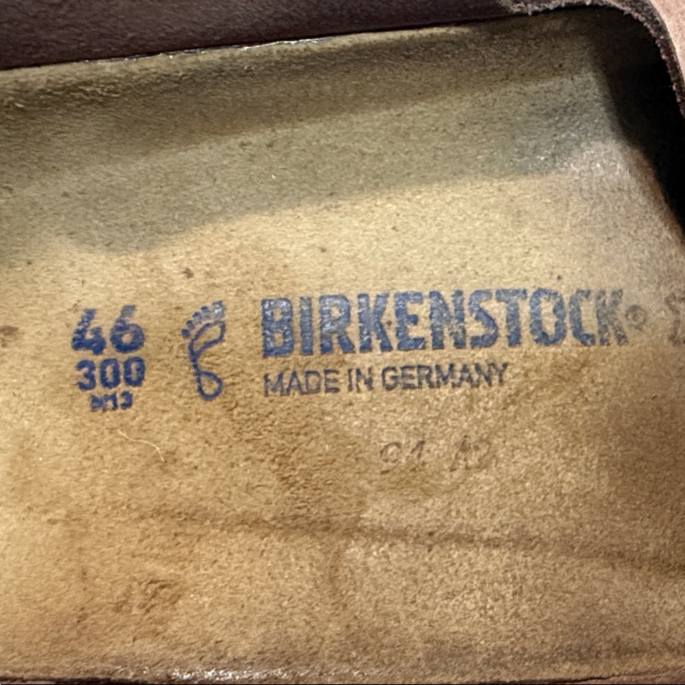 Birkenstock Brown Leather Sandals, Size 46, 13-13.5 US - Picture 6 of 9